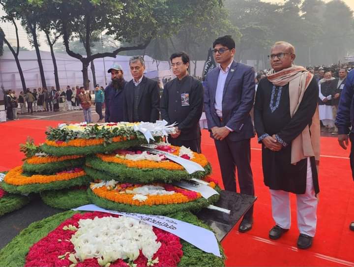যুদ্ধাপরাধী-রাজাকারদের চিরতরে বাংলার মাটি থেকে নির্মূল করতে হবেঃ ঢাদসিক মেয়র ব্যারিস্টার শেখ তাপস