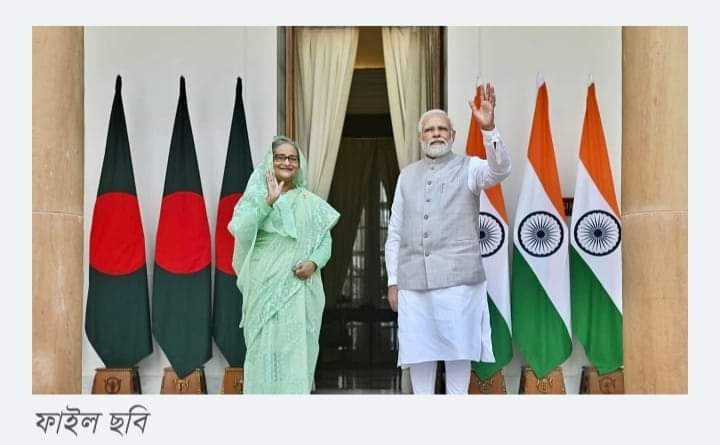 প্রধানমন্ত্রী শেখ হাসিনাকে ফোন করে অভিনন্দন জানালেন ভারতের প্রধানমন্ত্রী নরেন্দ্র মোদি