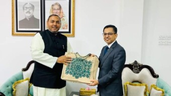 বাণিজ্য প্রতিমন্ত্রীর সাথে ভারতের হাইকমিশনার ও রাশিয়ার রাষ্ট্রদূতের সৌজন্য সাক্ষাৎ