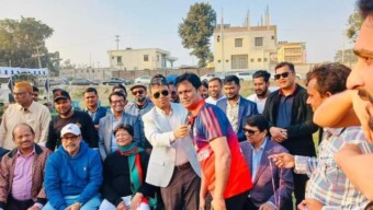 চলচিত্র পরিচালক সমিতির মিলনমেলায় বাংলাদেশ পুলিশের চৌকস কর্মকর্তা ডিবি প্রধান হারুনর রশীদ
