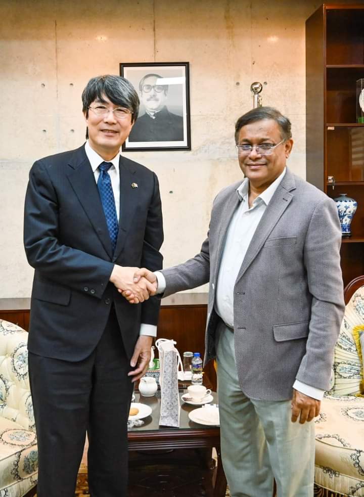 পররাষ্ট্রমন্ত্রীর সঙ্গে জাপানের রাষ্ট্রদূতের সাক্ষাত