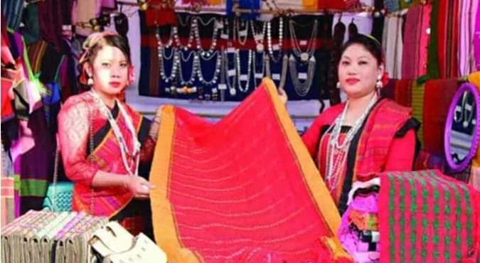 ঢাকার বেইলি রোডের পার্বত্য কমপ্লেক্সে বসেছে পার্বত্য মেলা