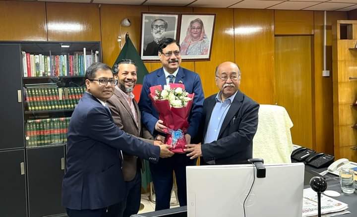 মাননীয় শিল্পমন্ত্রীর সাথে অ্যামচেমের সৌজন্য সাক্ষাৎ