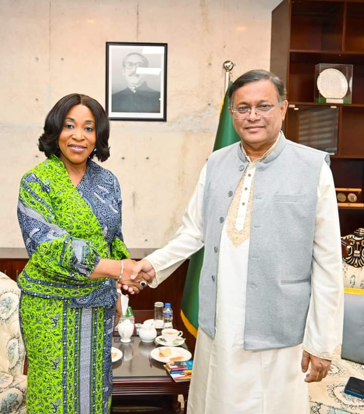 ড. হাছান মাহমুদের সঙ্গে ঘানার পররাষ্ট্রমন্ত্রীর সাক্ষাত