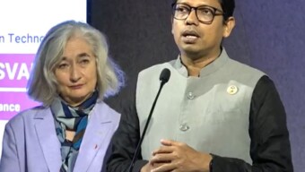 প্রতিমন্ত্রী পলকের সাথে ফ্রান্সের এয়ারবাস ডিফেন্স এন্ড স্পেসের ভাইস প্রেসিডেন্টের সাক্ষাত