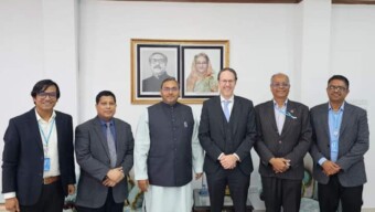বাণিজ্য প্রতিমন্ত্রীর সাথে ইউএনডিপি প্রতিনিধির সৌজন্য সাক্ষাত