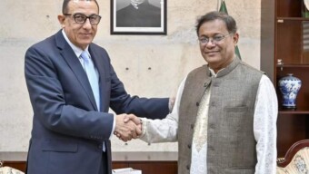 পররাষ্ট্রমন্ত্রীর সঙ্গে ফিলিস্তিনের রাষ্ট্রদূতের সাক্ষাত