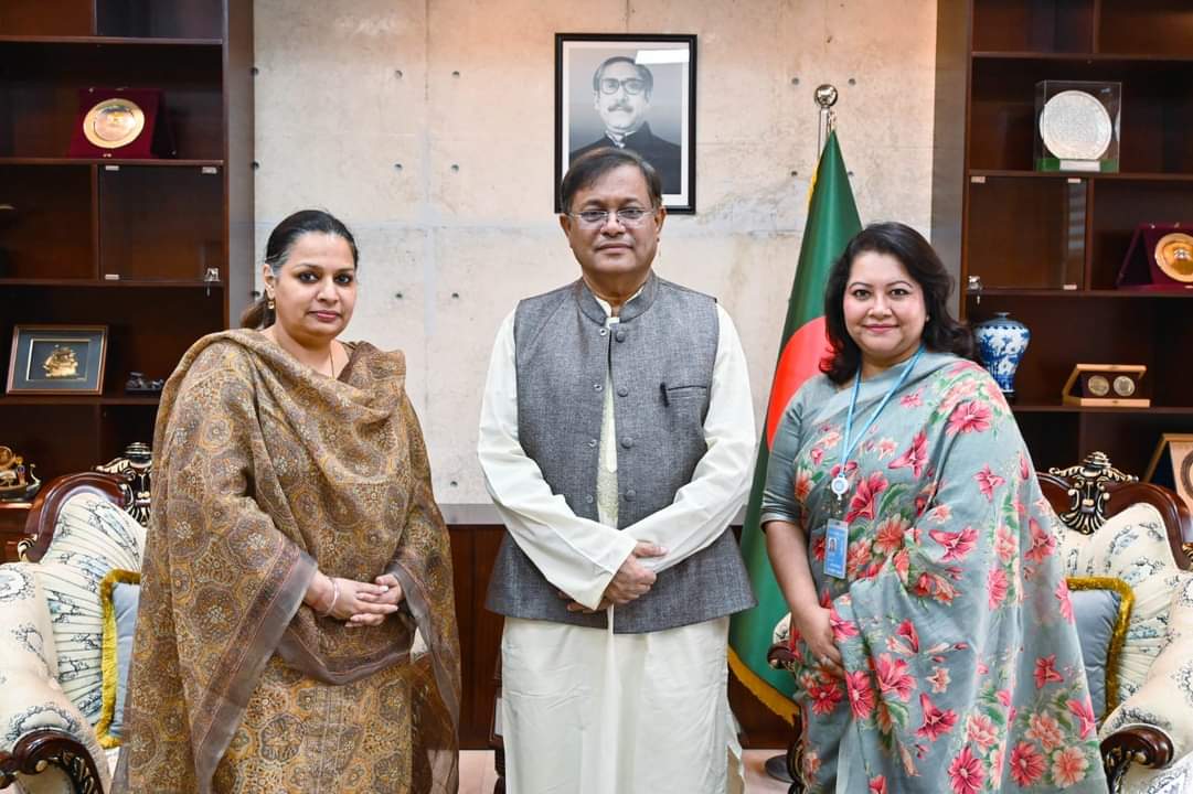 পররাষ্ট্রমন্ত্রীর সঙ্গে ‘বিশ্ব খাদ্য কর্মসূচি’ ও ‘জাতিসংঘ নারী’ প্রতিনিধির সাক্ষাত