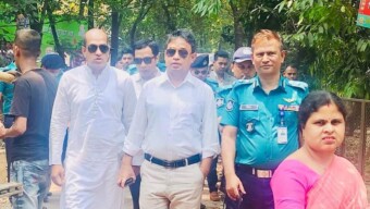 ঢাকার গুরুত্বপূর্ণ বর্ষবরণের  স্থানগুলো  নিরাপত্তা পরিদর্শন করলেন ডিবি প্রধান
