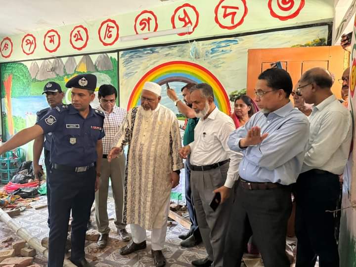 পঞ্চপল্লীর ঘটনাস্থল পরিদর্শন করলেন ধর্মমন্ত্রী
