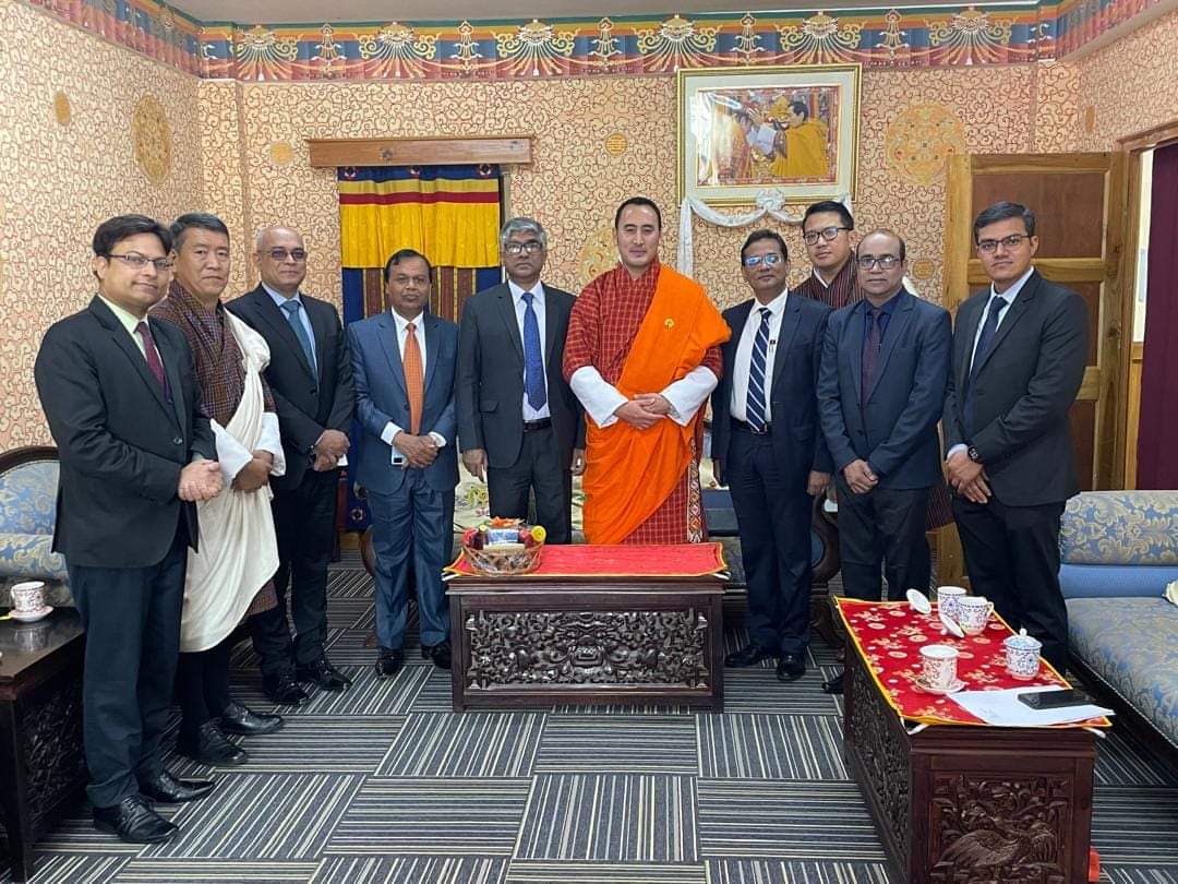 ভুটানের থিম্পুতে বাংলাদেশ ভুটান ৯ম বাণিজ্য সচিব পর্যায়ের সভা অনুষ্টিত।