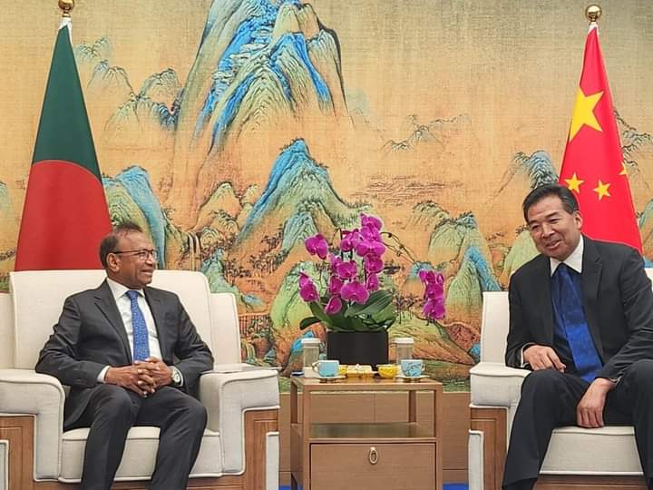 স্থানীয় সরকার মন্ত্রীর সাথে চায়না ইন্টারন্যাশনাল ডেভেলপমেন্ট কর্পোরেশন এজেন্সির চেয়ারম্যানের বৈঠক অনুষ্ঠিত