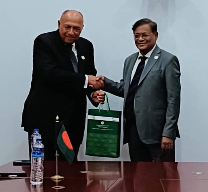 ভিসা অব্যাহতি ও বাণিজ্য সম্প্রসারণ নিয়ে মিশরের সাথে ফলপ্রসূ আলোচনা
