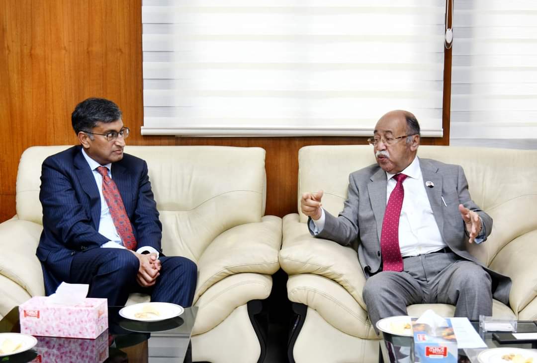 শিল্পমন্ত্রীর সঙ্গে কানাডার ইন্দো-প্যাসিফিক বাণিজ্য প্রতিনিধির সাক্ষাৎ: