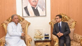 যুব ও ক্রীড়া মন্ত্রীর সাথে ঢাকায় নিযুক্ত ভারতের হাইকমিশনারের সাক্ষাৎ