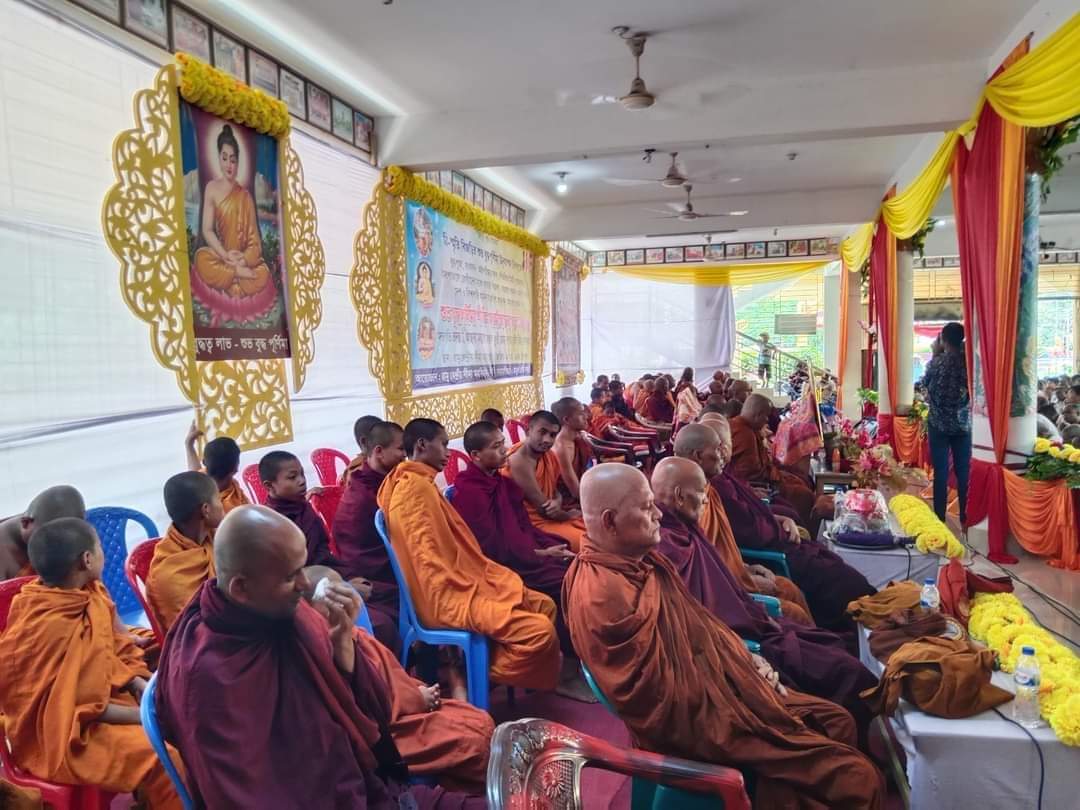 কক্সবাজার রামু কেন্দ্রীয় সীমা মহাবিহারে শুভ বুদ্ধপূর্ণিমা উদযাপিত