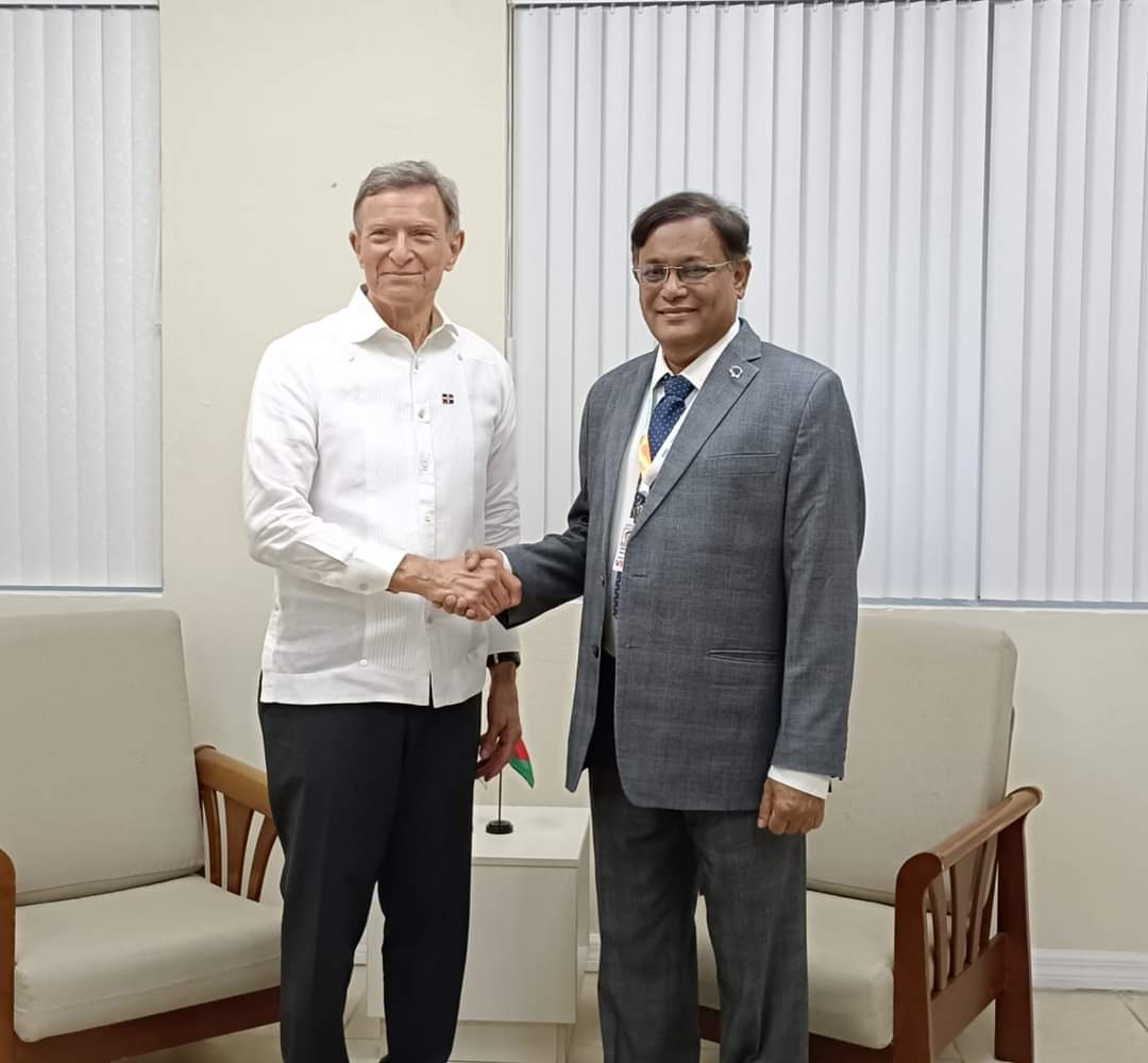 জ্যামাইকা এবং ডোমিনিকান রিপাবলিকের সাথে দ্বিপক্ষীয় বৈঠক
