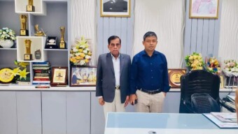 গোয়েন্দা প্রধান হারুন’র সাথে ওয়াকিল উদ্দিন এমপির সৌজন্য সাক্ষাৎ