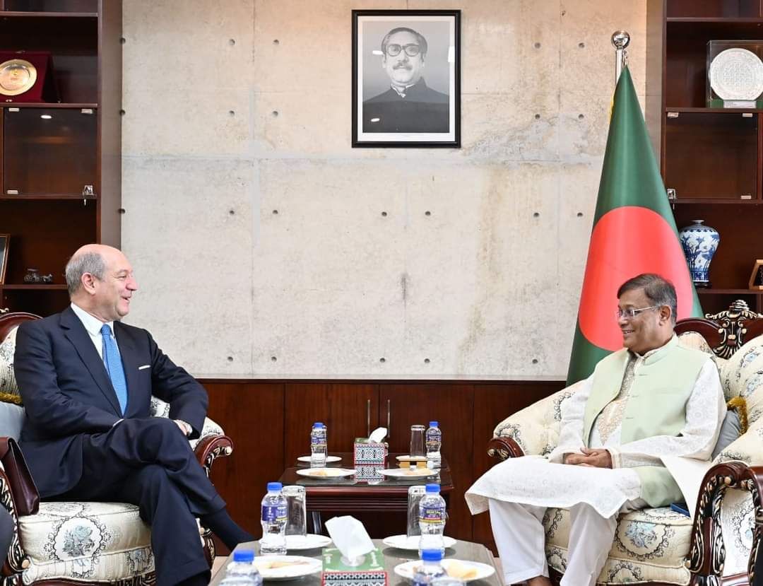 ইতালির পররাষ্ট্রসচিবের সৌজন্য সাক্ষাত