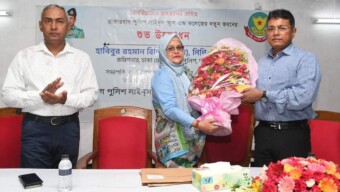 রাজারবাগ পুলিশ লাইন্স স্কুল অ্যান্ড কলেজের নবনির্মিত ভবনের উদ্বোধন করলেন ডিএমপি কমিশনার