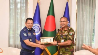 এএফডব্লিউসি প্রশিক্ষণার্থীগণের পুলিশ হেডকোয়ার্টার্স পরিদর্শন