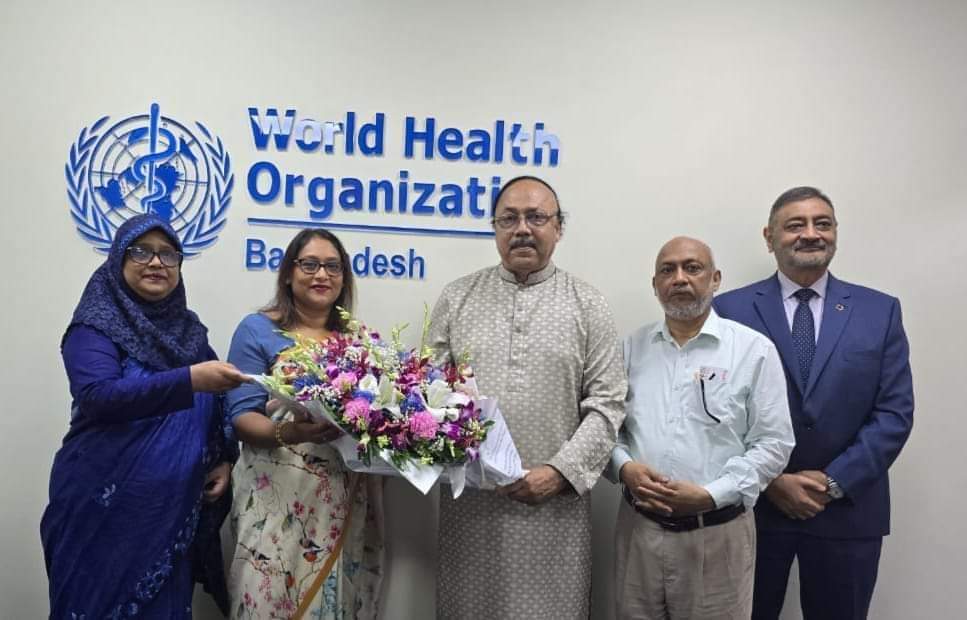 ডব্লিউএইচও এর আঞ্চলিক পরিচালক সায়মা ওয়াজেদের সঙ্গে রাসিক মেয়রের সাক্ষাৎ, স্বাস্থ্যসেবা কার্যক্রম নিয়ে ফলপ্রসূ আলোচনা