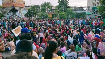 ঢাবি শিক্ষার্থীদের শাহবাগ অবরোধ অবস্থান কর্মসূচী