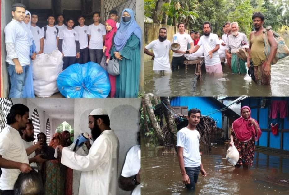 ফেনী, লক্ষ্মীপুর ও নোয়াখালীতে রাইট টক বাংলাদেশের ত্রাণ সামগ্রী বিতরণ