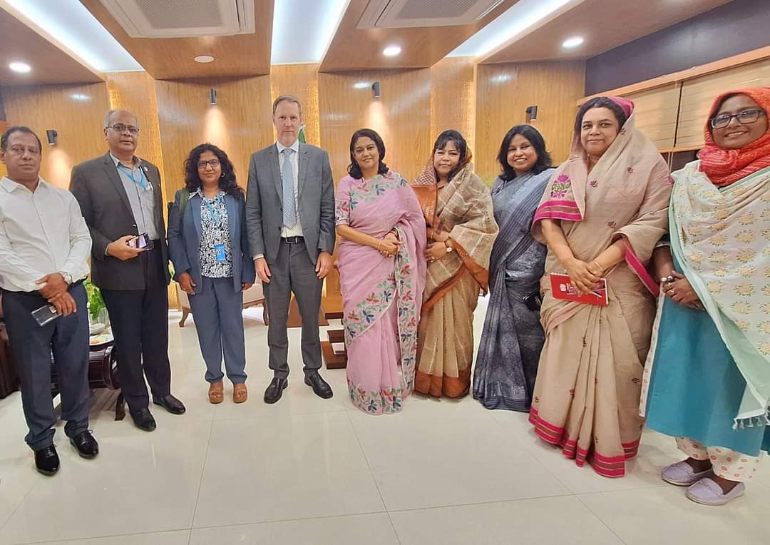 পরিবেশ উপদেষ্টার সাথে UNDP এবং ফরাসি প্রতিনিধি দলের বৈঠক।