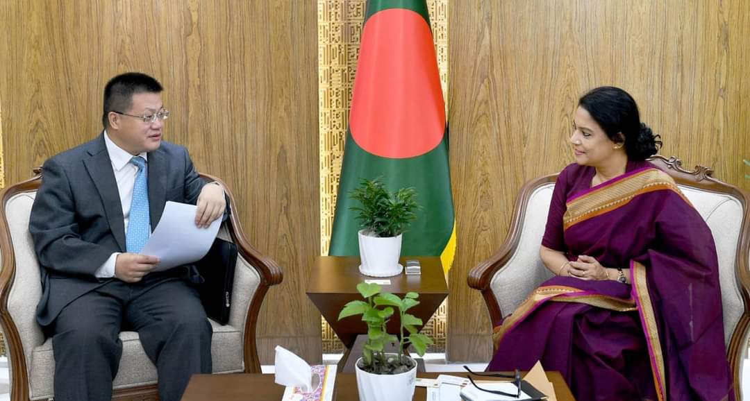 চীন বাংলাদেশের পানি সম্পদ ব্যবস্থাপনার উন্নয়নে সহযোগিতা জোরদার করবে-পরিবেশ উপদেষ্টা সৈয়দা রিজওয়ানা হাসান