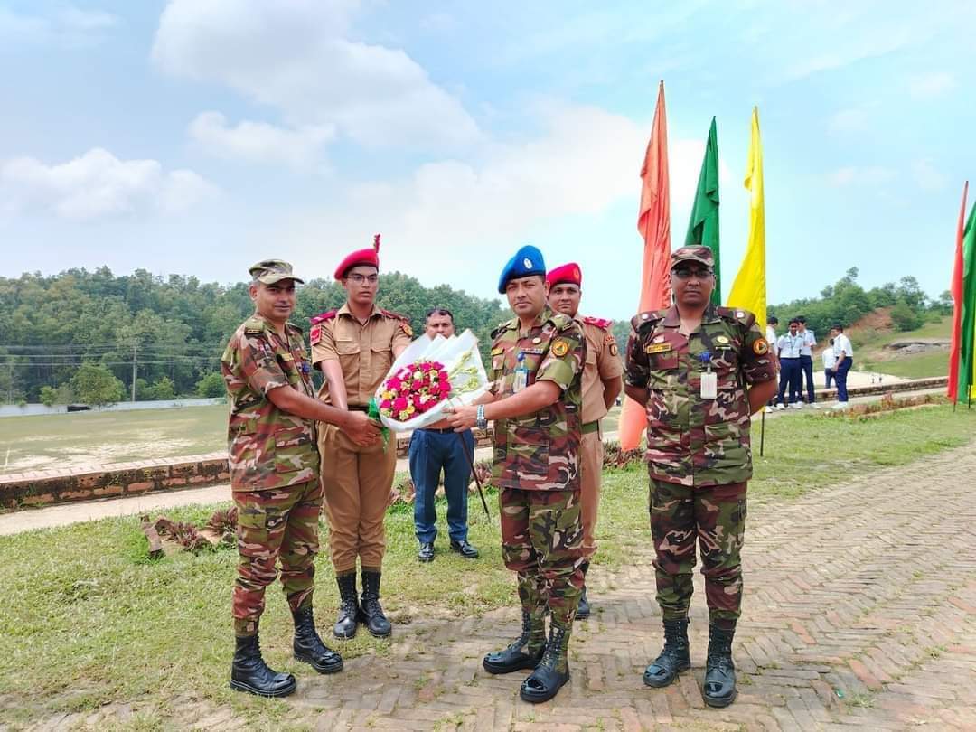 রামু ক্যান্টনমেন্টে পাবলিক স্কুল এন্ড কলেজে বিএনসিসি ক্যাডেটদের ভর্তি কার্যক্রম সম্পন্ন