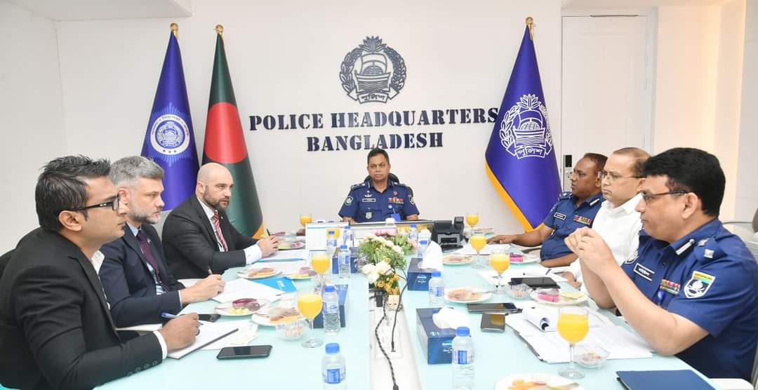 আইজিপির সাথে ইউএনওডিসি প্রতিনিধিদলের সাক্ষাৎ