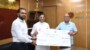 প্রধান উপদেষ্টার পক্ষে দুর্যোগ ব্যবস্থাপনা ও ত্রাণ উপদেষ্টার সিটি ব্যাংক এর অনুদানের চেক গ্রহণ