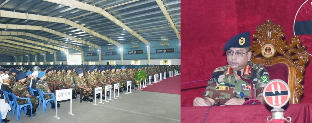 সেনাবাহিনী প্রধানের বগুড়া এরিয়া পরিদর্শন
