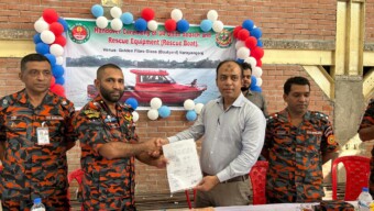 ফায়ার সার্ভিসকে ৪টি ওয়াটার রেসকিউ বোটদিয়েছে ঢাকা দক্ষিণ সিটি করপোরেশন