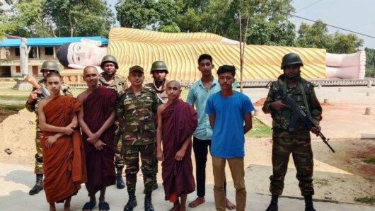 শুভ প্রবারণা পূর্ণিমা উদযাপনকালীন নিরাপত্তা নিশ্চিতে বাংলাদেশ সেনাবাহিনী