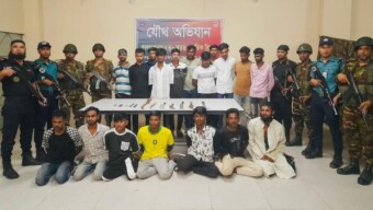 বাংলাদেশ সেনাবাহিনীর যৌথ অভিযানে কিশোর গ্যাং এর ৪৫ সদস্য গ্রেফতার
