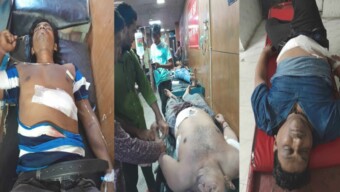 রাজধানীর তাঁতিবাজারে দুর্গাপূজার মন্ডপে পেট্রোল বোমা নিক্ষেপ করল দুর্বৃত্তরা