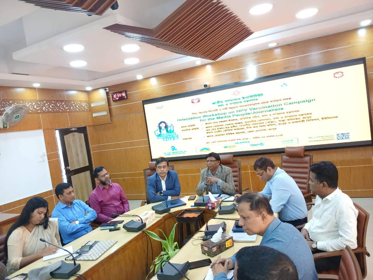 জাতীয় গণমাধ্যম ইনস্টিটিউটের উদ্যোগে রংপুরে এইচপিভি টিকাদান কর্মসূচি-বিষয়ক কর্মশালা অনুষ্ঠিত