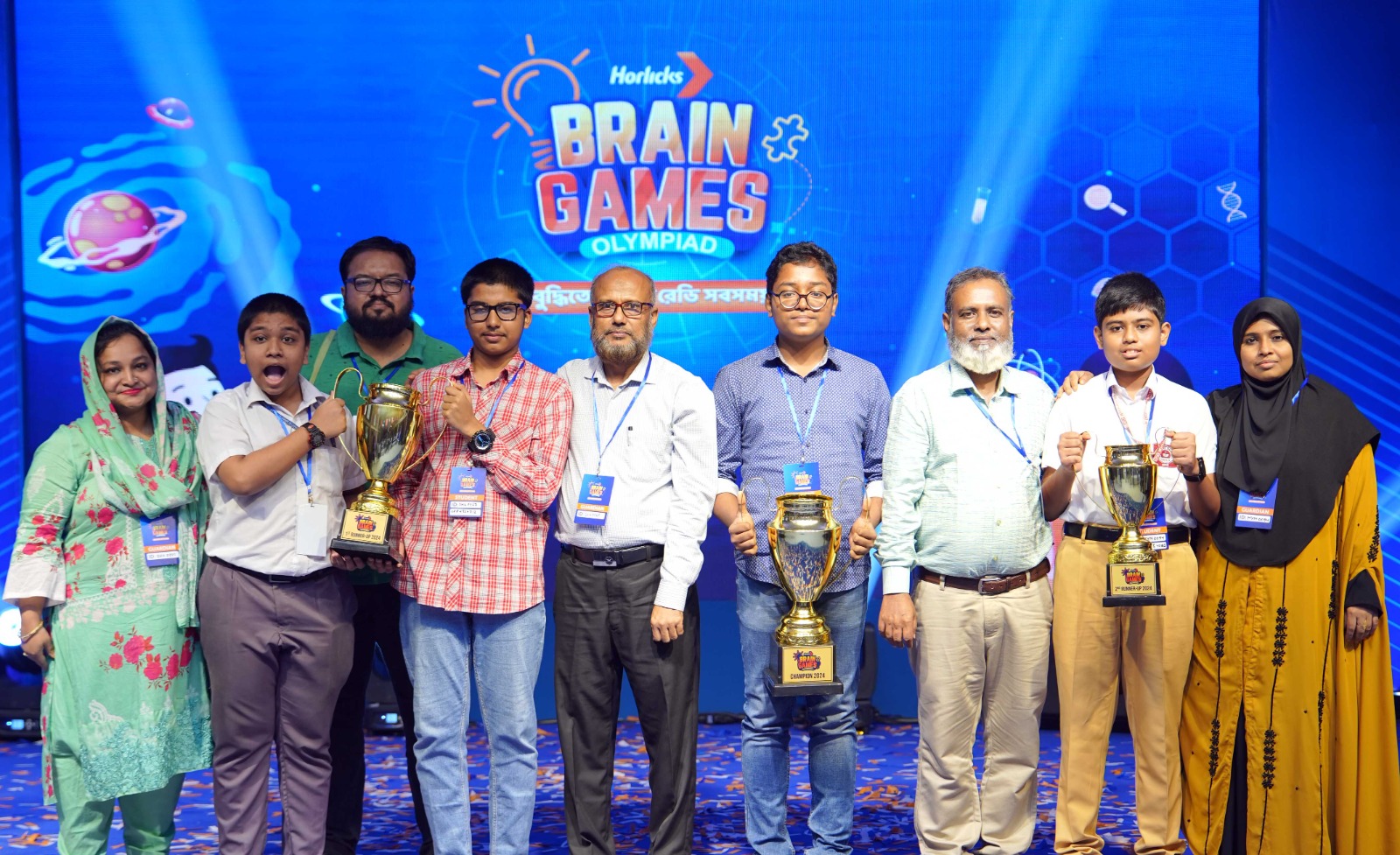 “হরলিক্স ব্রেইন গেমস অলিম্পিয়াড: গ্র্যান্ড ফিনালে বিজয়ীরা পেল স্কলারশিপ”