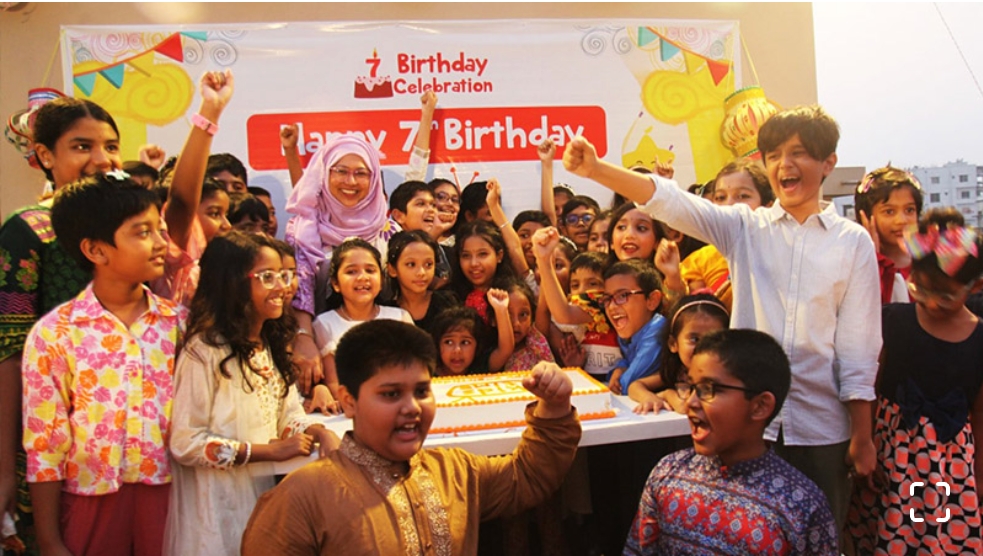 কিডস টাইমের ৭ম জন্মদিনে শিশুদের জন্য নানা আনন্দ আয়োজন