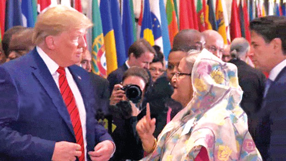 মার্কিন প্রেসিডেন্ট ডোনাল্ড ট্রাম্পকে অভিনন্দন জানিয়েছে আওয়ামী লীগ সভানেত্রী শেখ হাসিনা