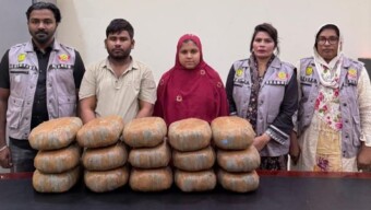 ৩০ কেজি গাঁজাসহ দুই মাদক কারবারিকে গ্রেফতার করেছে ডিবি-ওয়ারী