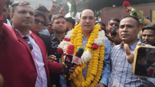 দেশে ফিরলেন প্রবাসী বিএনপি নেতা শহীদুজ্জামান কাকন