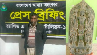 বীরগঞ্জে ৩ কোটি ৯৫ লাখ টাকা মূল্যের কষ্টিপাথর উদ্ধার আটক-১
