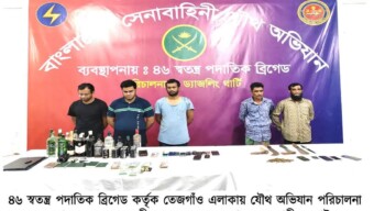 যৌথ বাহিনী কর্তৃক পরিচালিত উল্লেখযোগ্য অভিযানসমূহের সারসংক্ষেপ: ২৭ মার্চ -০২ এপ্রিল