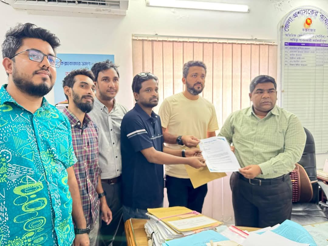 “কসউবি প্রাক্তন ছাত্র পরিষদ কর্তৃক দুর্যোগ ব্যবস্থাপনা ও ত্রাণ উপদেষ্টা বরাবর স্মারকলিপি প্রদান”