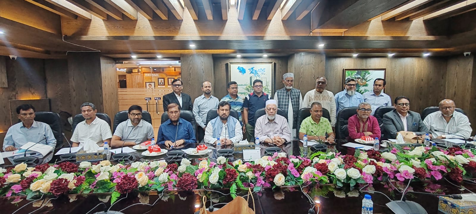 গৃহায়ন ও সংশ্লিষ্ট লিংকেজ শিল্পের প্রতিনিধিদের সাথে রিহ্যাব নেতৃবৃন্দের মতবিনিময়