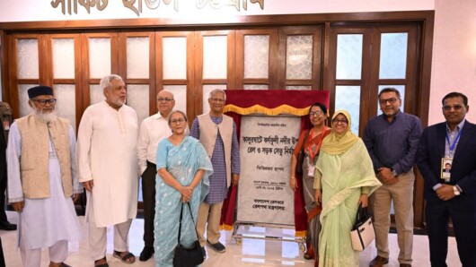 কালুরঘাট সেতুর ভিত্তিপ্রস্তর স্থাপন করেছেন প্রধান উপদেষ্টা