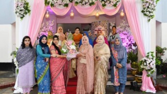বিএএফ লেডিস ক্লাব তেজগাঁও ও কুর্মিটোলার যৌথ ব্যবস্থাপনায় সাম্প্রতিক অবসরপ্রাপ্ত বিএএফ লেডিস ক্লাবের সদস্যদের বিদায় সংবর্ধনা অনুষ্ঠান আয়োজন